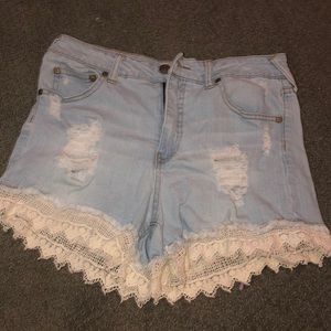 jean shorts